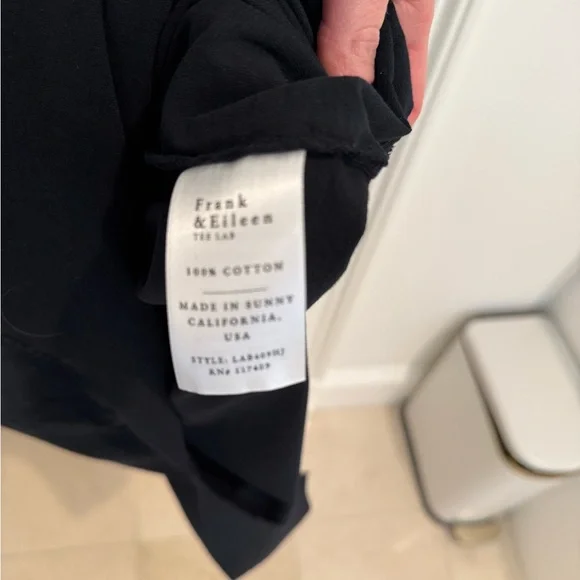 Frank & Eileen Cory Maxi Dress, Navy, Small - Picture 3 of 4